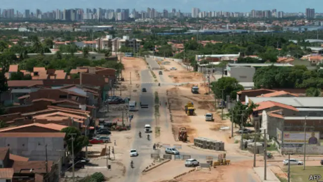 Obrascasa de apostas esportivas futebolFortaleza | Foto: AFP