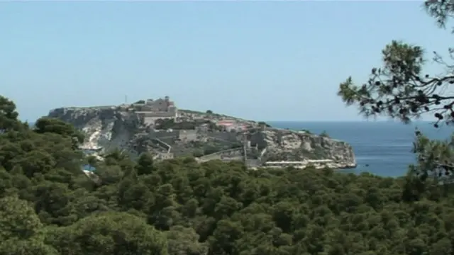 Ilha de San Domino, no arquipélago de Tremiti, no Mar Adriático, na Itália