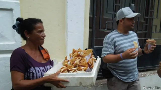 Người bán hàng rong ở Havana