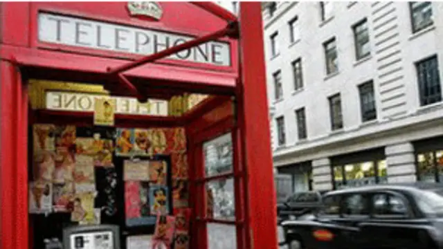 倫敦街頭電話亭