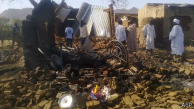 الأمم المتحدة اتهمت أخيرا متمردين بقصف المنطقة المحيطة بمدينة كادوقلي.