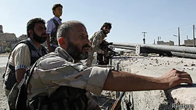 Combatientes rebeldes sirios