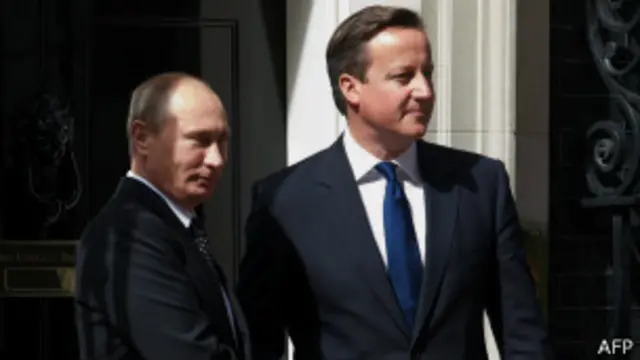 Путин и Кэмерон