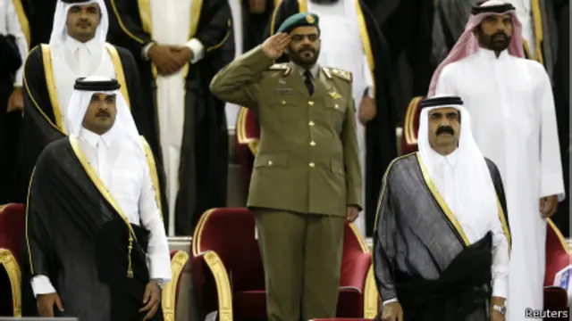 أمير قطر وولي العهد 