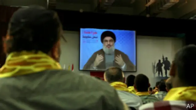 پخش صحبتهای حسن نصرالله از محلی نامعلوم، جمعه ۲۴ خرداد