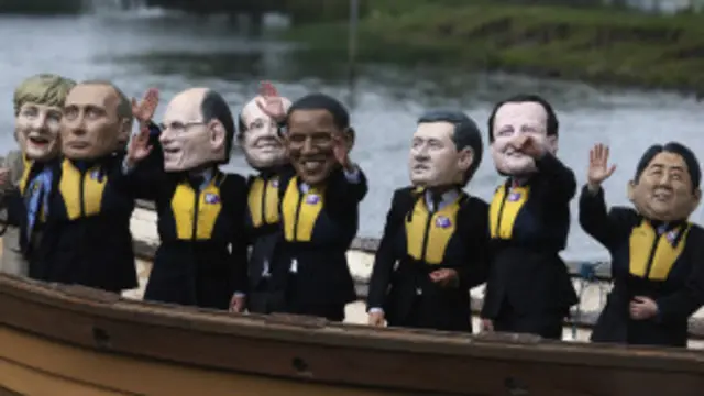 Protesto no G8 (Foto AP)