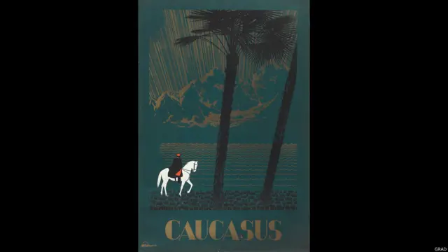 Плакат Николая Жукова "Кавказ"