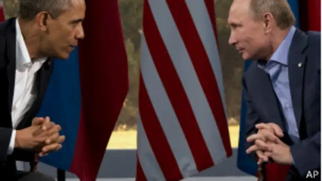 美國總統奧巴馬和俄羅斯總統普京