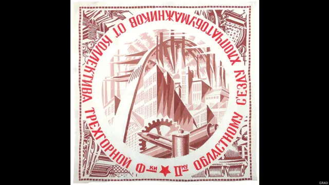 Платок, произведенный на Трехгорной фабрике 