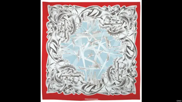 Платок, произведенный на Трехгорной мануфактуре