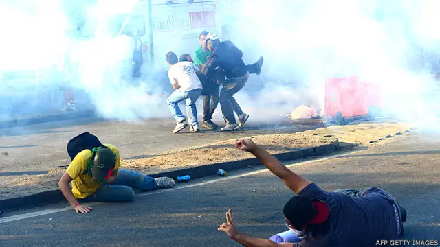 Protestas en Río de Janeiro el 16 de junio