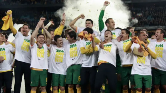 Tim Australia rakyakan kemenangan atas Irak