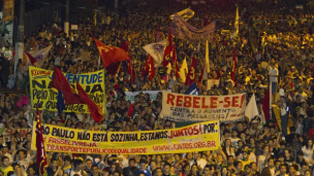 protestos no Brasil (Reuters)