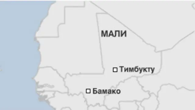 Карта Мали