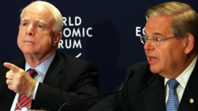 السيناتوران مينينديز وماكين