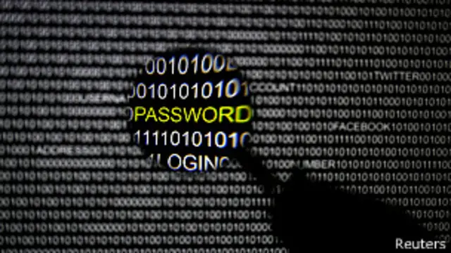 Lupa mira los passwords