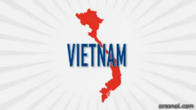 Peta Vietnam di video promo Arsenal