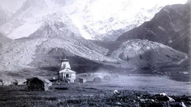 1882 में खींची गई केदारनाथ की तस्वीर 
