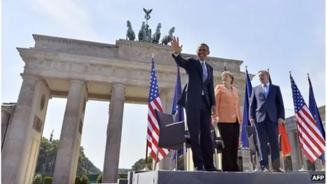 اوباما وميركل