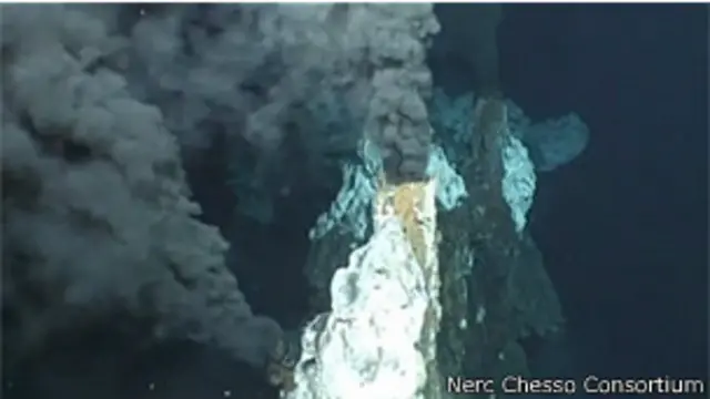 Fumarolas volcánicas 