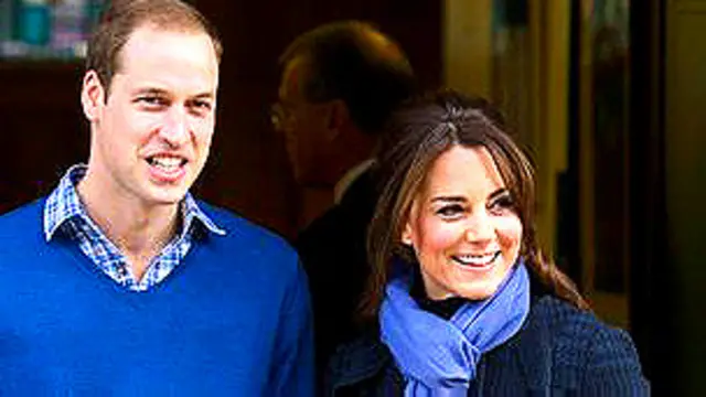 Príncipe William y su esposa la duquesa de Cambridge