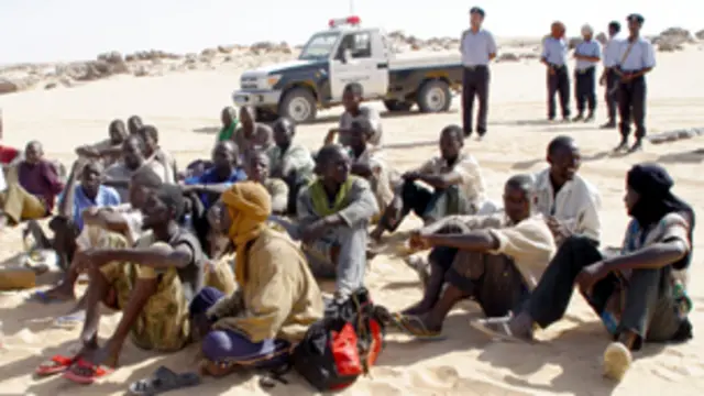 معظم المهاجرين يأتون من الدول الإفريقية جنوب الصحراء