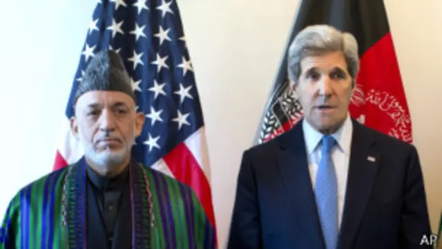 كيري وكرزاي