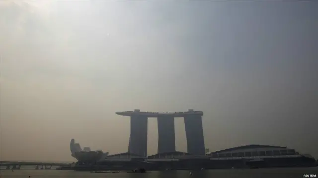 सिंगापुर, कोहरा, कुहासा, धुआँ, धुँध