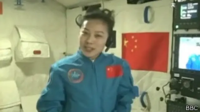 Astronauta chinesa | Foto: BBC