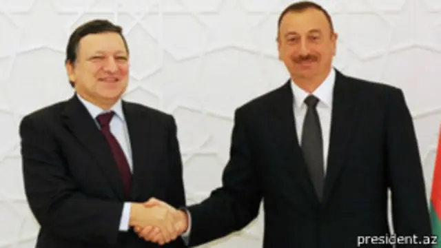 İlham Əliyev və José Manuel Barroso