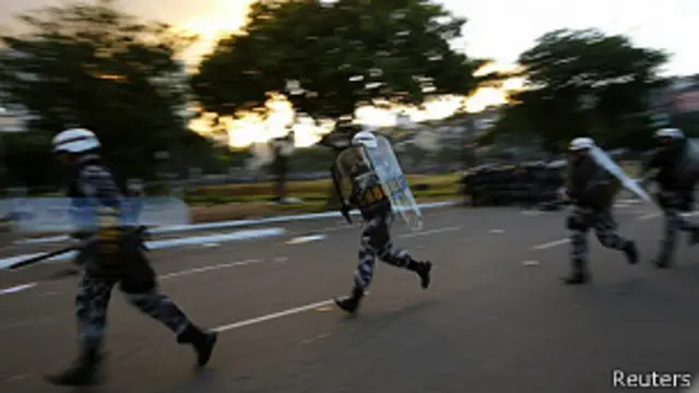 Enfrentamientos en Salvador