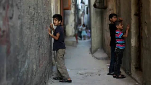 أطفال فلسطينيون