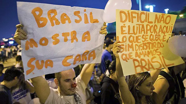 ब्राजील के प्रदर्शनकारी