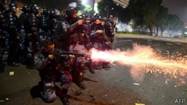 Protestos no Rio (AFP)