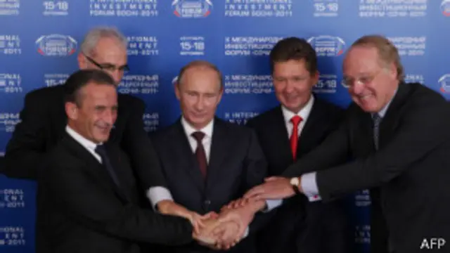 Путін та голови європейських енергетичних компаній