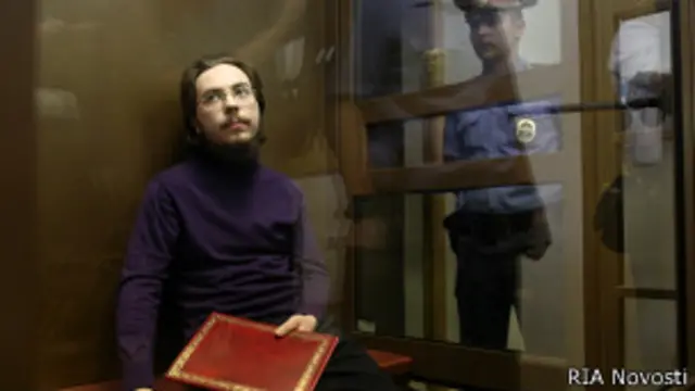 Иеромонах Илия на судебном заседании по делу о ДТП на Кутузовском проспекте