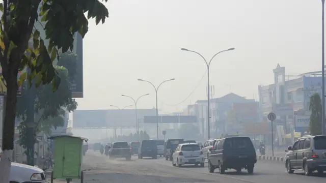 Suasana kota Pekanbaru