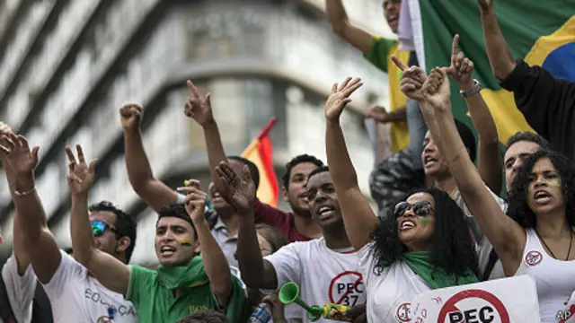 Protestas en Brasil