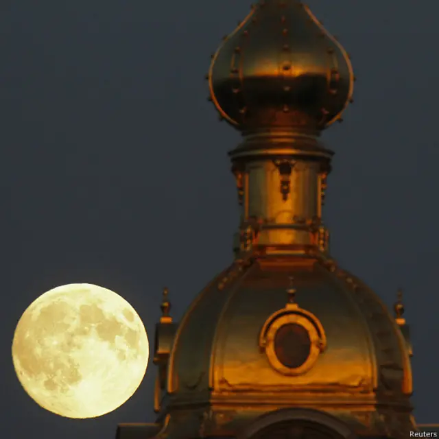 Superluna desde Rusia