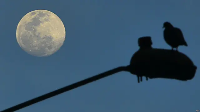 Superluna desde Bogotá, Colombia