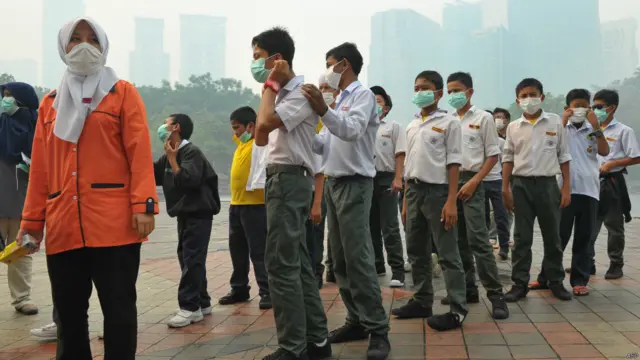 masker, malaysia, asap
