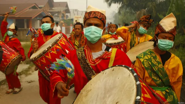 musik, dumai, kabut, asap