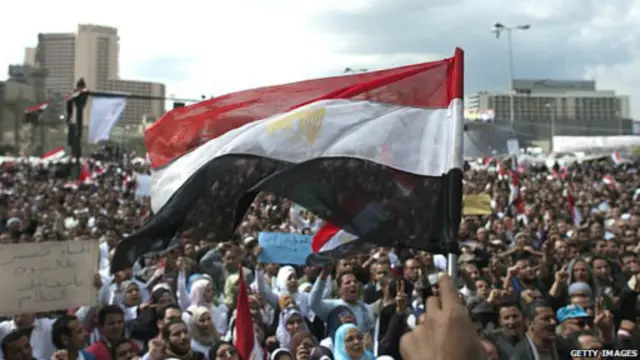 A tecnologia Bluetooth permitiu a criação de uma rede independente na Praça Tahrir