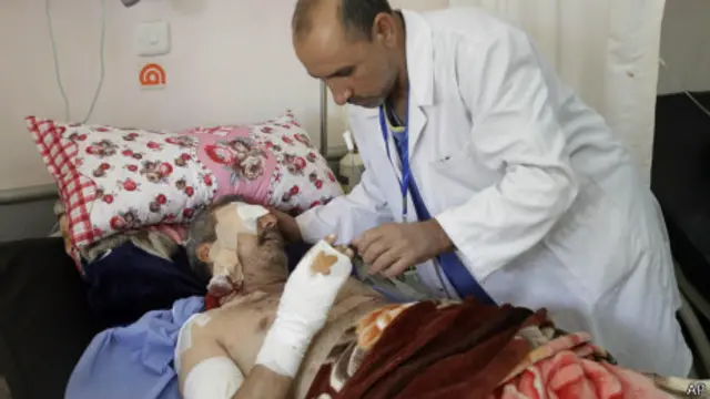 جريح في انفجار في العراق