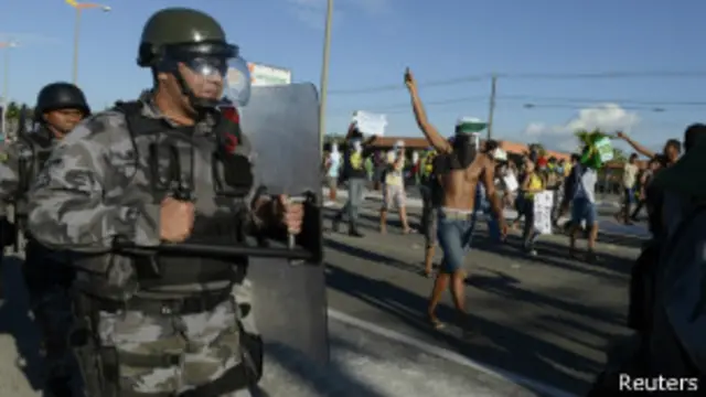 Демонстрация в Форталезе