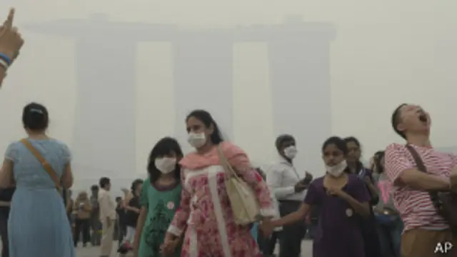 smog problem in singapore, ap
