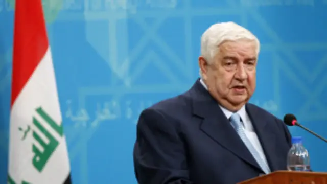 شام کے وزیر خارجہ ولید معلم