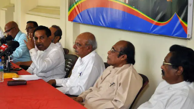 Ministers in press conference