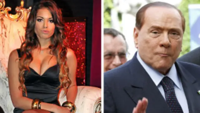 Berlusconi y Ruby