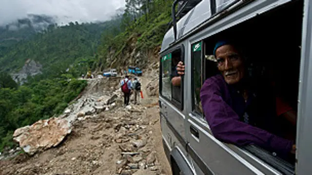 Enchentes na Índia | Foto: AFP